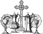 The communion service is the set used to perform communion in the Christian religion.