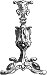 The candlestick is used to light a room or for decorative purposes.