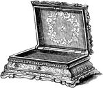 This jewel box is used to store jewelry.