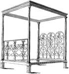 The bedstead is the framework of a bed or mattress.