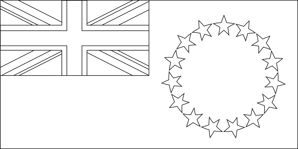 Flag of Cook Islands, 2009 | ClipArt ETC