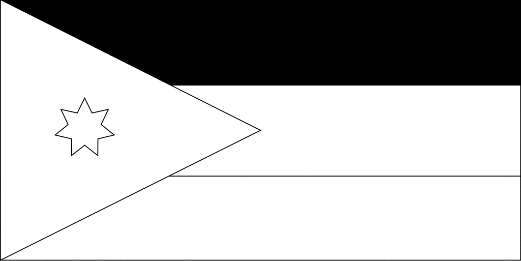 Representación flotante Polinizar Flag of Jordan, 2009 | ClipArt ETC