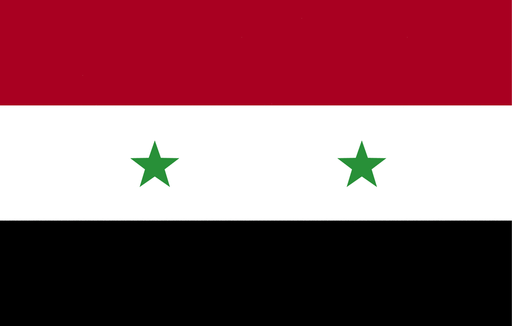 Flag of Syria, 2009 | ClipArt ETC