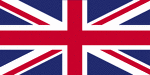Color flag of the United Kingdom. Blue field with the red cross of Saint George (patron saint of England) edged in white superimposed on the diagonal red cross of Saint Patrick (patron saint of Ireland), which is superimposed on the diagonal white cross of Saint Andrew (patron saint of Scotland); properly known as the Union Flag, but commonly called the Union Jack; the design and colors (especially the Blue Ensign) have been the basis for a number of other flags including other Commonwealth countries and their constituent states or provinces, and British overseas territories.