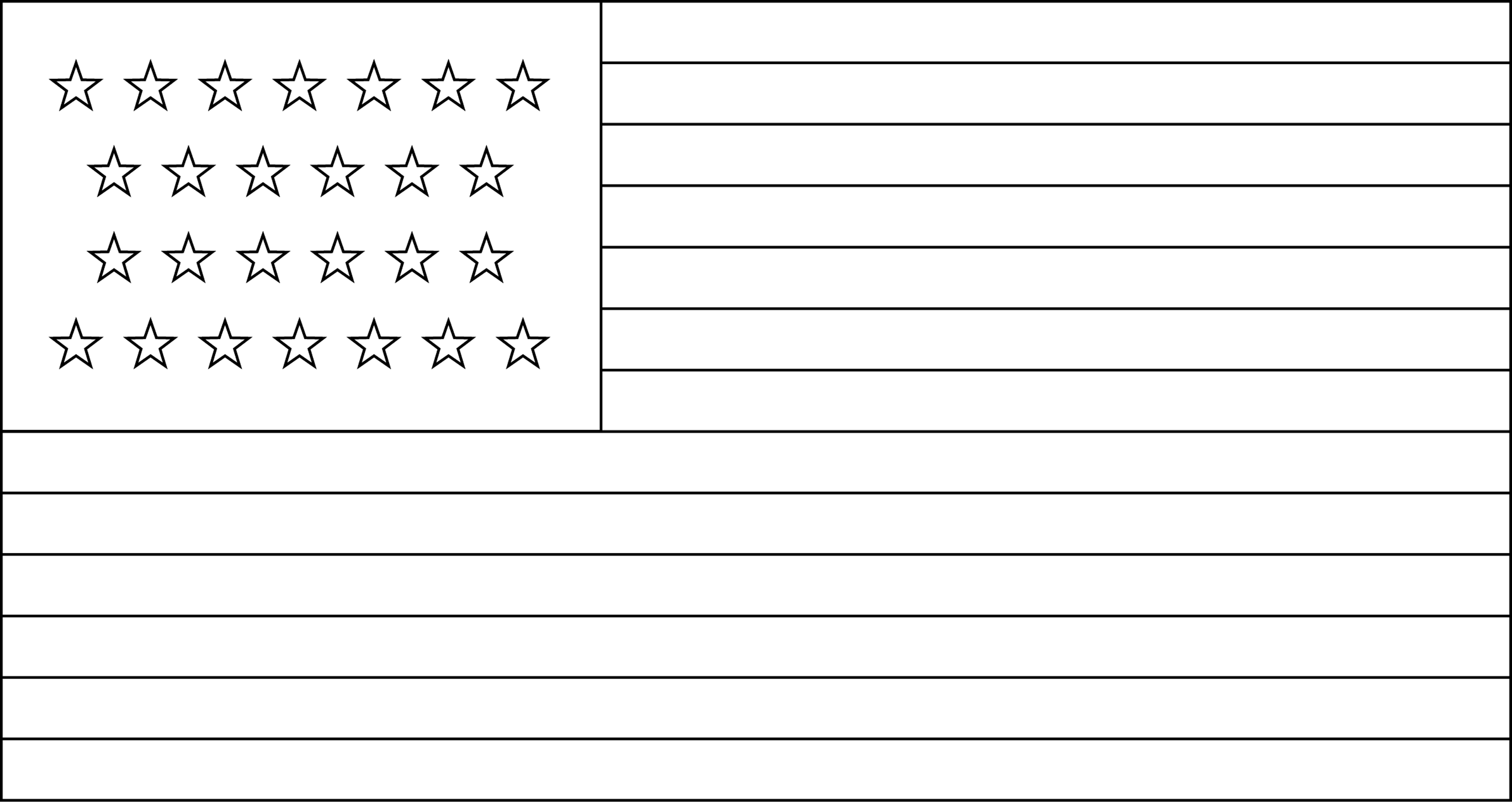 26 Star United States Flag, 1837 | ClipArt ETC