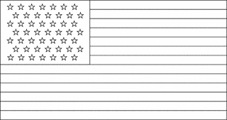 49 Star United States Flag, 1959 | ClipArt ETC