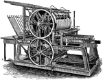 "Single large cylinder press, 1832-1900." -Hill, 1921