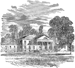 Montpelier was James Madison's estate in Orange, Virginia. It was built in 1724.