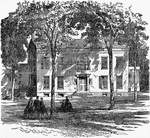 Lindenwald was Martin Van Buren's estate in Albany, New York. It was built in 1841.