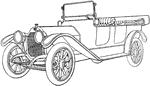 "The finished car." -Bodmer, 1917