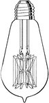 "Standard Mazda lamp-- the highest development of the incandescent lamp." -Bodmer, 1917