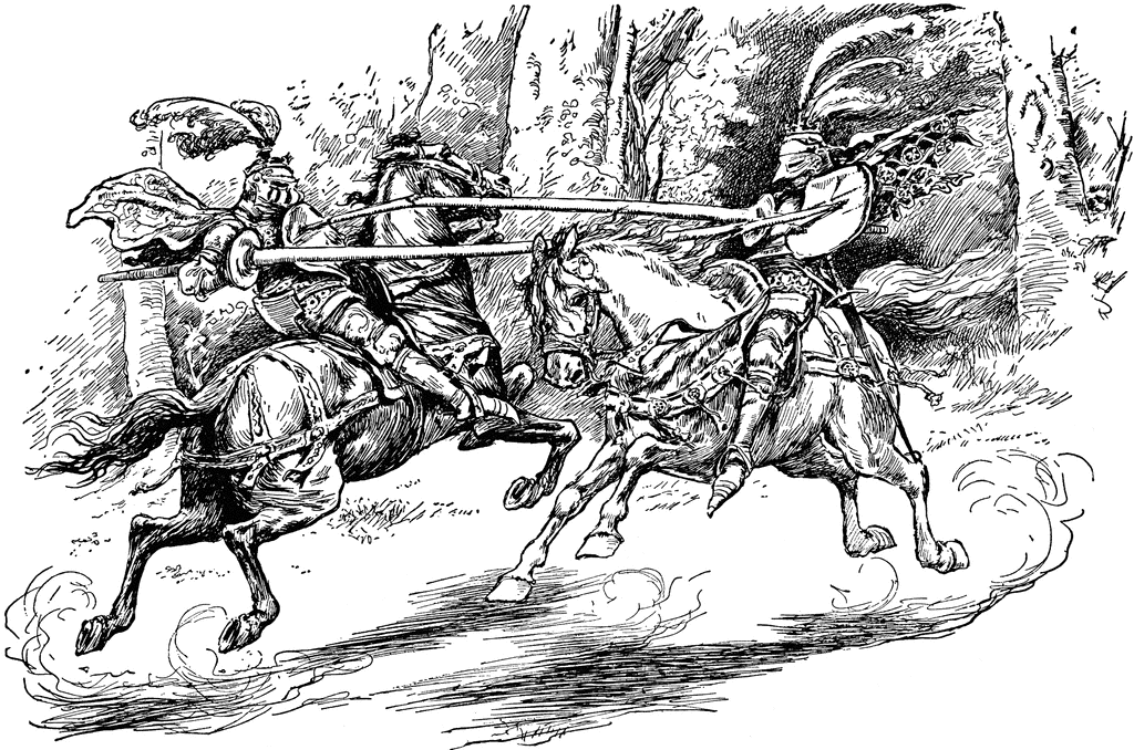 Jousting Drawing