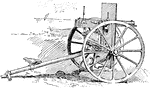 A field gun is an artillery piece. Originally the term referred to smaller guns that could accompany a field army on the march and when in combat could be moved about the battlefield in response to changing circumstances. This was as opposed to siege cannon or mortars which were too large to be moved quickly, and would be used only in a prolonged siege.