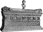 Sarcophagus of Lucius Cornelius Scipio Barbatus, an elected Roman consul in 298 BC.