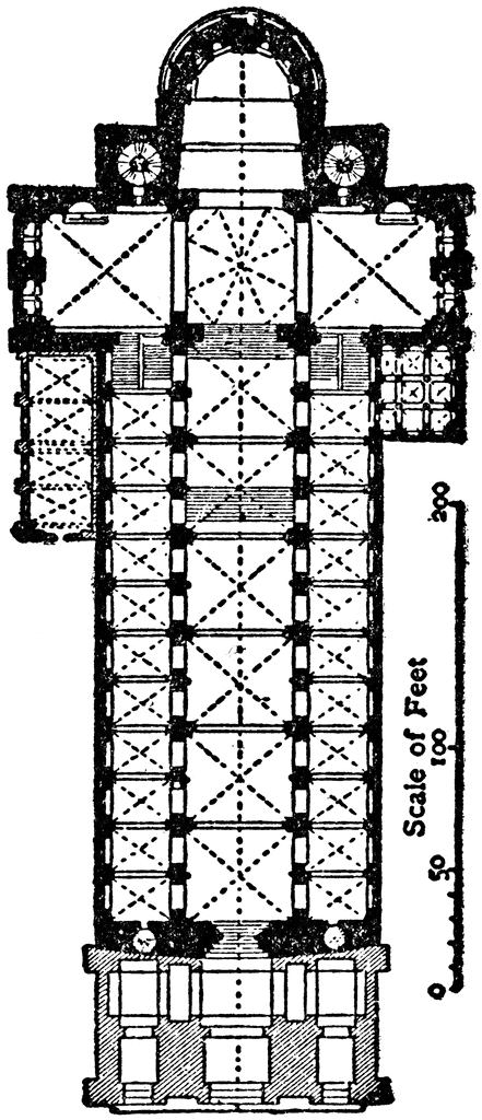 Plan Of Cathedral Of Spires 1030 Ndash 1061 Clipart Etc