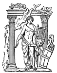 Apollo was the son of Zeus and Leto, twin brother of Diana, one of the principal gods of the Greeks, and mentioned by Homer and Hesoid as Pheobus Apollo.
