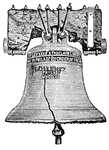 The Liberty Bell was rung when the Declaration of Independence was issued in 1776. It was made in 1751.