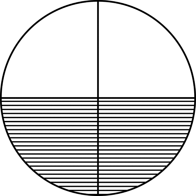 Fraction Pie Divided Into Quarters ClipArt ETC