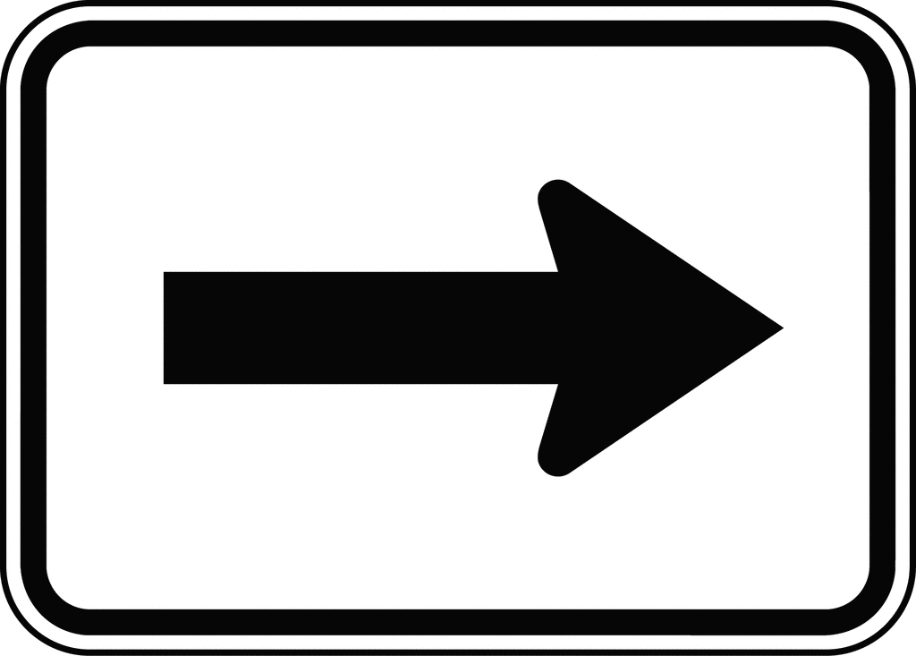 Right Arrow Auxiliary Black And White ClipArt ETC