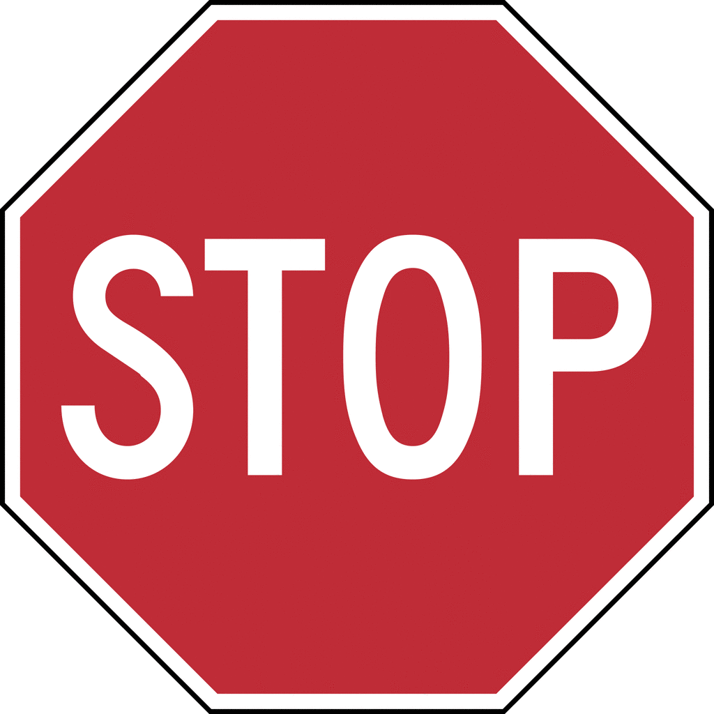 Stop Color ClipArt ETC