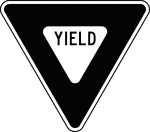 "The YIELD sign assigns right-of-way to traffic on certain approaches to an intersection. Vehicles controlled by a YIELD sign need to slow down or stop when necessary to avoid interfering with conflicting traffic." -Federal Highway Administration, 2007