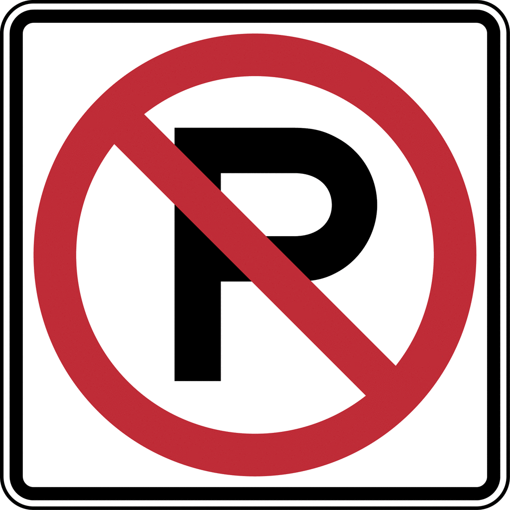 No Parking Color ClipArt ETC