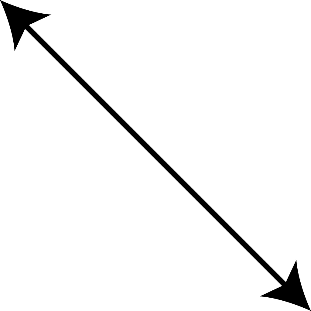 Straight Line With Arrows