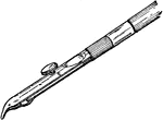 The Shepard pens are used for large single stroke lettering.