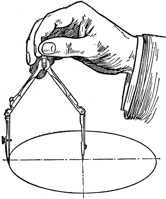 Drawing Large Circles with Compass | ClipArt ETC