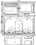 Modern kitchen stoves have both burners on the top. A cook top just has burners on the top and is usually installed into a countertop.