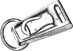 A lifting hook is a device used for grabbing and lifting loads by means of a device such as a hoist or crane. Lifting hooks are usually equipped with a safety latch to prevent the disengagement of the lifting wire rope sling, chain or rope to which the load is attached. Hooks may have one or more built in pulleys to amplify the lifting force.