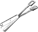 Tongs are gripping and lifting tools, of which there are many forms adapted to their specific use. Some are merely large pincers or nippers