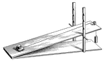 An inclined plane used to multiply work done.