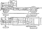 "One of the chief advantages of the side&mdash;chain drive lies in the fact that there is, with it, less weight below the springs than with any other form of final drive. The only parts below the springs are: the fixed back axle; the chain rings; the road wheels themselves; the road&mdash;wheel brakes and part of the weight of the chains." &mdash;Encyclopaedia Britannica, 1910