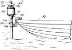 A machine for propelling an aircraft or boat, consisting of a power-driven shaft with radiating blades that are placed so as to thrust air or water in a desired direction when spinning.
