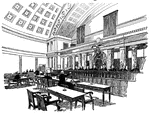 The Supreme Court Room in Washington, D.C.