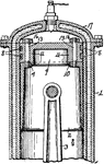 This internal combustion engine comprises of fuel combustion which occurs with an oxidizer in a combustion chamber.