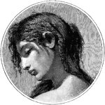 Profile of an Egyptian woman.