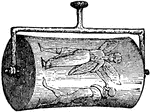 "The royal seal or signet used by the Chaldean and Assyrian kings was in the form of a small cylinder, having figures and characters engraved in the surface. This cylinder when rolled upon wax or other plastic substance left the king's name and emblems set in relief upon the material used in sealing."