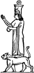 The Canaanite fertility goddess and accompaniment of Baal.