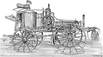 Left-hand side of steam spraying machine constructed by W. R. Gunnis, San Diego, Cal.