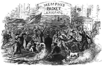 Captain Bailey, bearing a flag of truce, put off in a boat, accompanied by Lieutenant George H. Perkins, with a demand for the surrender of the city, as well as for the immediate substitution of the Federal for the Confederate ensign. They stepped ashore and made their way to the city Hall through a motley crowd, which kept cheering for the South and Jefferson Davis, and uttering groans and hisses for President Lincoln and the "Yankee" fleet.