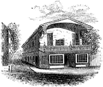 The house of Lydia Darrah (1728-1789). Lydia was a midwife and Philadelphia's first female undertaker. When British troops occupied Philadelphia in 1777, General William Howe took up residence across the street from the Darrah home. Lydia regularly collected information by eavesdropping and sent this information in code to the Continental Army.