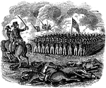 "In close array, this firm united band / Guarded on every point will boldly stand; / Their foes attack them on each side in vain; / By standing, they at last the victory gain."&mdash;Barber, 1857