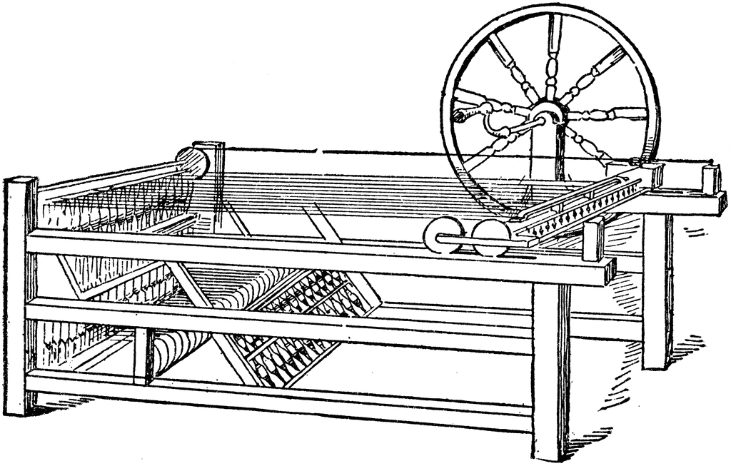 spinning jenny clipart