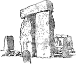 "A bit of Stonehenge. The earliest architectural monument in Britain."&mdash;Gordy, 1912