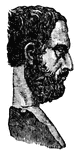 (471 B.C.- ?) Great historian of the Peloponnesian War