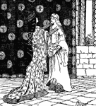 Guinevere and Enid from the story of King Arthur