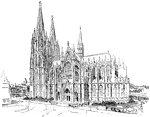 "This edifice was begun in the eleventh century, but was not finished until our own day (1880). It is one of the most imposing monuments of Gothic architecture in the world."&mdash;Myers, 1905