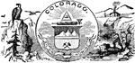 The official state seal of Colorado.